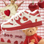 [Custom Cherry Raccoon] Dunk Skateboarding Shoes Women - Image 2