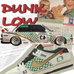 [Custom Racing M3 E30 ]  Dunk Skateboarding Shoes Unisex Low-top
