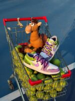 [Custom Toy Story Buzz Lightyear Coloration] Air Jordan 1 Unisex Skateboard Shoes - Image 5