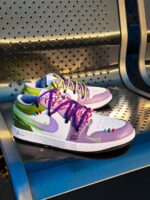 [Custom Toy Story Buzz Lightyear Coloration] Air Jordan 1 Unisex Skateboard Shoes - Image 4