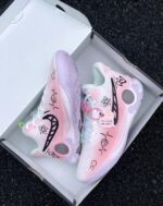 [Custom Unlimited]  KD Trey 5 IX Vintage Basketball Shoes Unisex Low-Top Pink/White - Image 11