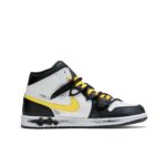 [Custom Black and White Graffiti Smiley Face] Air Jordan 1 High Top Unisex Skateboarding Shoes - Image 3