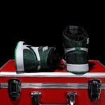 [Custom Green Toe - Full Diamond] Air Jordan High - Top Skateboarding Shoes Unisex - Image 4