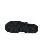 [Custom Love and peace] Air Force 1 Skateboarding Shoes Unisex Gray/Black - Image 5