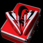 [Custom Red and White - Backwards Swoosh Cowhide Leather] Air Jordan Low - Top Skateboarding Shoes Unisex - Image 7