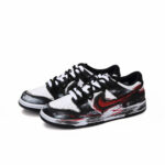 [Custom Nightmare Spell] Dunk Skateboarding Shoes Unisex Black/Red Graffiti - Image 3