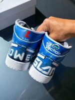 [Custom Power Slap 15] Jordan Air Jordan 1 Mid Unisex Skateboarding Shoes - Image 4