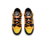 [Custom Cool Walker] Dunk Skateboarding Shoes Unisex Low-top Black/Yellow - Image 4