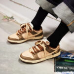 [Custom On The Road] Dunk Low-top Skateboarding Shoes Unisex Brown - Image 5