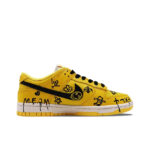 [Custom Monopoly] Dunk Skateboarding Shoes Unisex Graffiti Yellow - Image 3