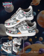 [Custom Cosmic Odyssey: His and Hers] Air Force 1 Skateboarding Shoes - Image 2