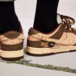 [Custom On The Road] Dunk Low-top Skateboarding Shoes Unisex Brown - Image 6