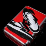 [Custom Black and White - Backwards Swoosh Cowhide Leather] Air Jordan Low - Top Skateboarding Shoes Unisex - Image 7