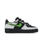 [Custom Love and peace] Air Force 1 Skateboarding Shoes Unisex Gray/Black - Image 4