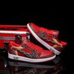 [Custom Embroidery - Full Diamond Swoosh] Air Jordan Low - Top Skateboarding Shoes Unisex - Image 3