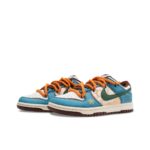 [Custom Magician] Dunk Skateboarding Shoes Unisex Graffiti Blue/Brown - Image 2