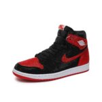 [Custom Red and Black - Full Diamond] Air Jordan High - Top Skateboarding Shoes Unisex - Image 7