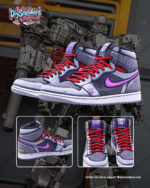 [Custom Megatron] Air Jordan 1 High Top Unisex Skateboarding Shoes - Image 9