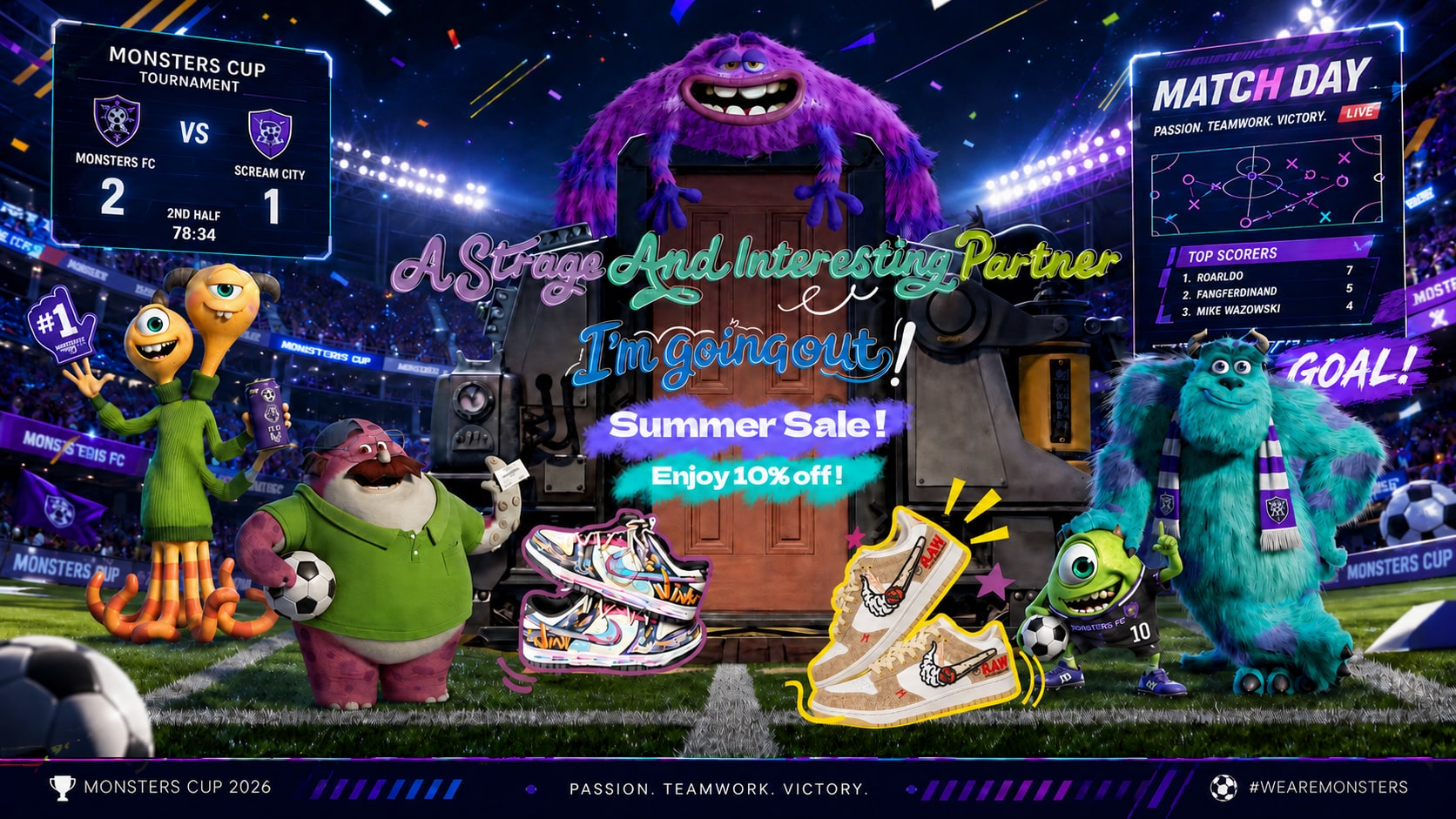 PandaUFO custom sneakers
