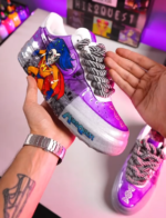 [Custom HiROQUEST-Hand painted] Air Force 1 Skateboarding Shoes Unisex - Image 3